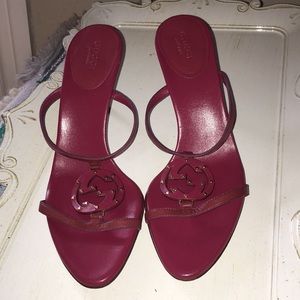 Vintage Gucci Authentic Purple Heels